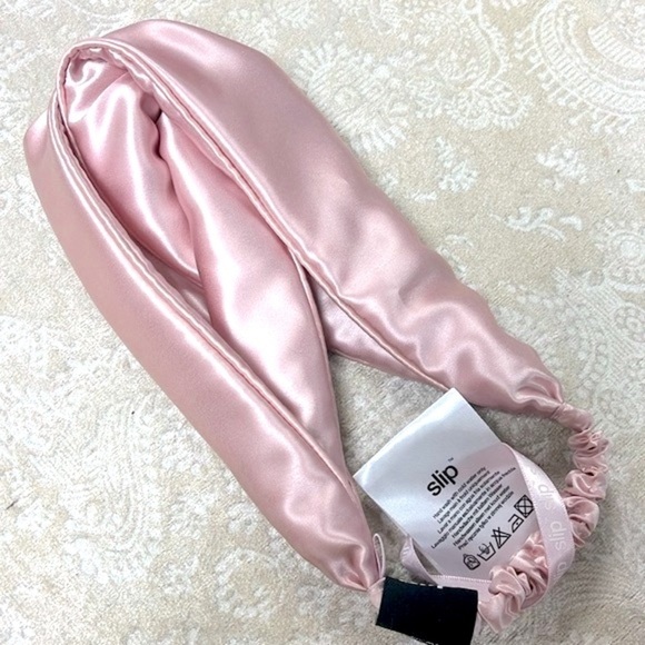 Brand New Slip Pure Silk Pale Pink Mulberry Twist Knot Headband for Hair main image 13